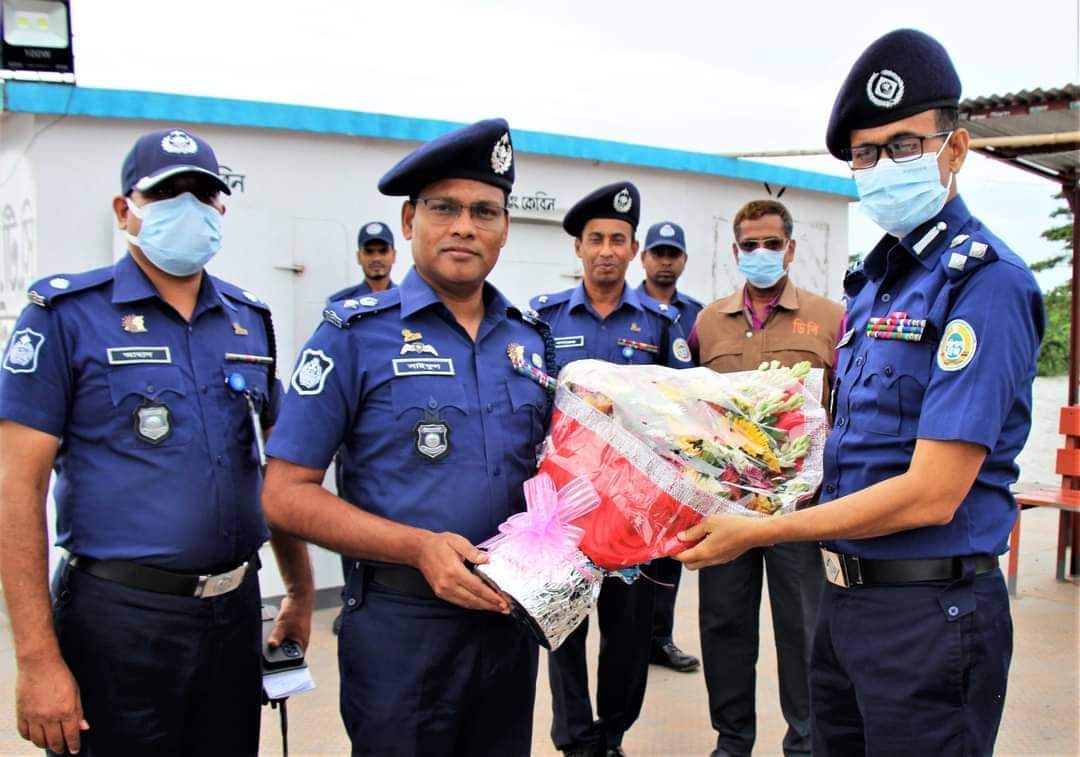 জনাব এস এম আক্তারুজ্জামান, ডিআইজি, বাংলাদেশ পুলিশ, বরিশাল রেঞ্জ, বরিশালমহোদয় এর ভোলা জেলায়আগমন উপলক্ষে জেলা