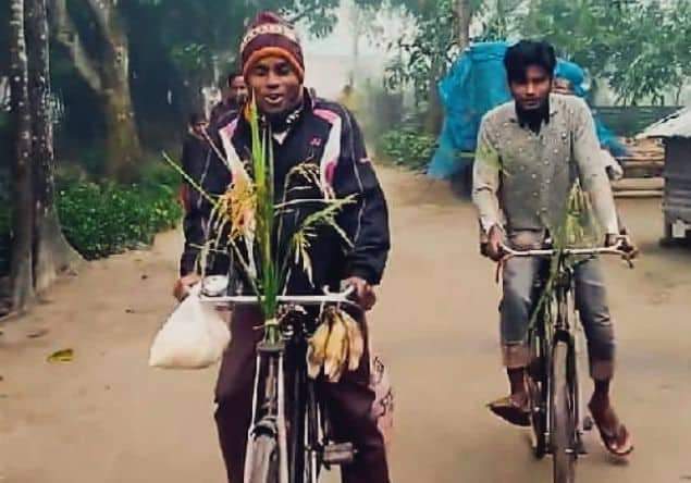 বিএনপির ৩০ নেতা–কর্মী ১০০ কিলোমিটার সাইকেল চালিয়ে সমাবেশের পথে।