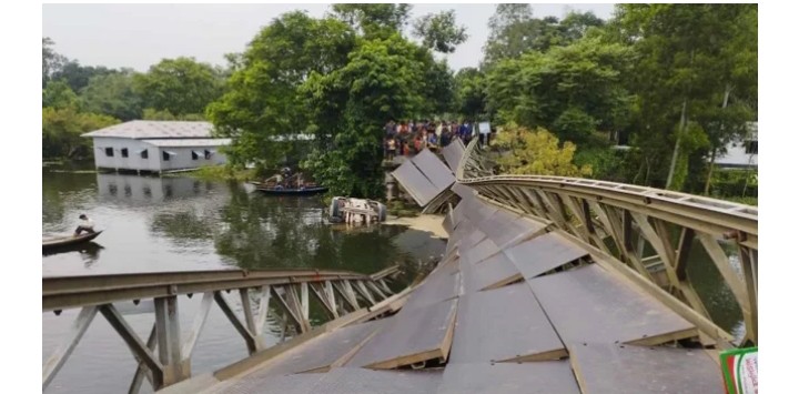 ৮ দিন পর টাঙ্গাইল-দেলদুয়ার রুটে যানবাহন চলাচল শুরু