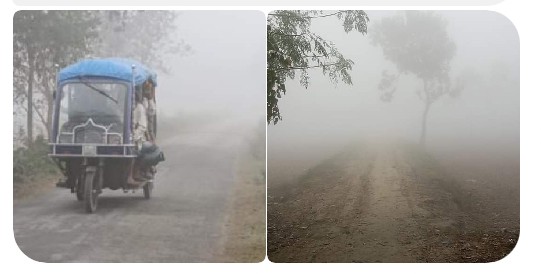 দিনাজপুর হিলিতে জেঁকে বসেছে শীত