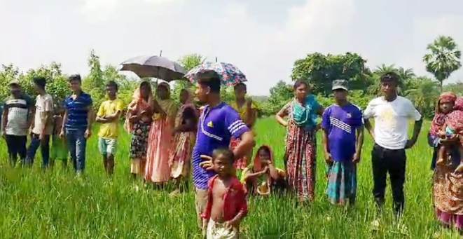 দিনাজপুরের বিরামপুরে ধানখেত থেকে অজ্ঞাত নারীর মরদেহ উদ্ধার