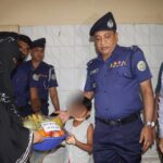 ভোলা সদর উপজেলার শিবপুরে গৃহবধূ হত্যা; আহত শিশুকে হাসপাতালে দেখতে গেলেন পুলিশ সুপার, ভোলা মহোদয়।